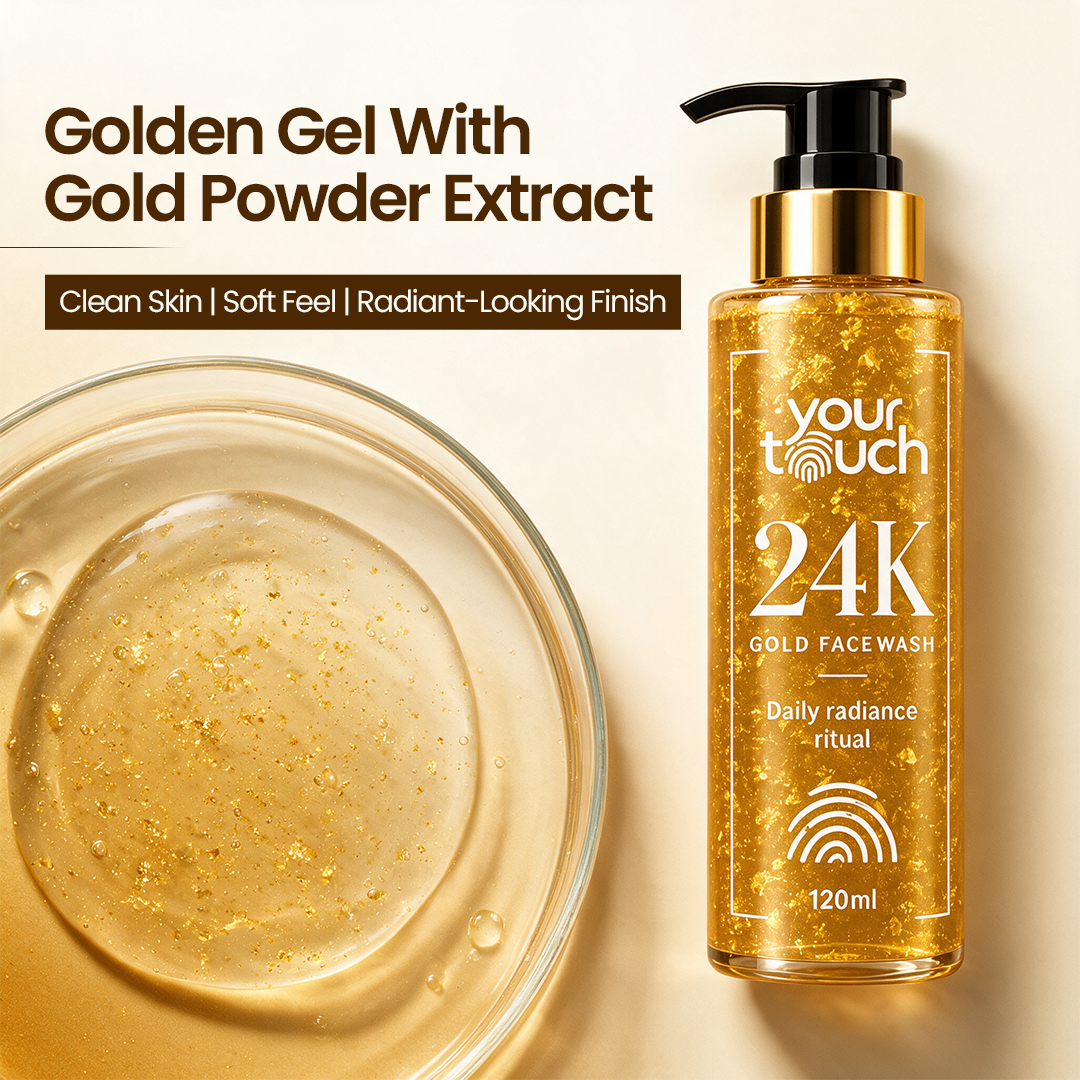 Your Touch Gluta Glow Facewash (24K Gold Facewash)